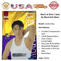 a yellow package with a man on it
