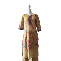 Digital Premium Print Soft Cotton Dress 3pc Set - Stylish, Comfortable & Modest Fashion - Modesty Bazar