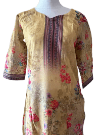 Digital Premium Print Soft Cotton Dress 3pc Set - Stylish, Comfortable & Modest Fashion - Modesty Bazar